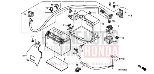 BATTERIE XL700VB de 2011